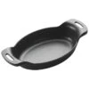 Winco CASM-7O Matte Black Cast Iron Mini Casserole Dish