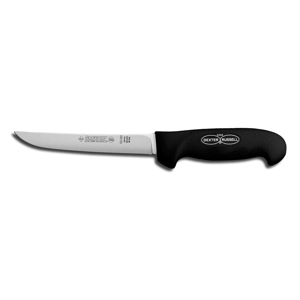 Dexter Russell Cutlery 24013B Black High-Carbon Steel 6" Boning Knife 1 Dexter Russell Cutlery 24013B Black High-Carbon Steel 6" Boning Knife