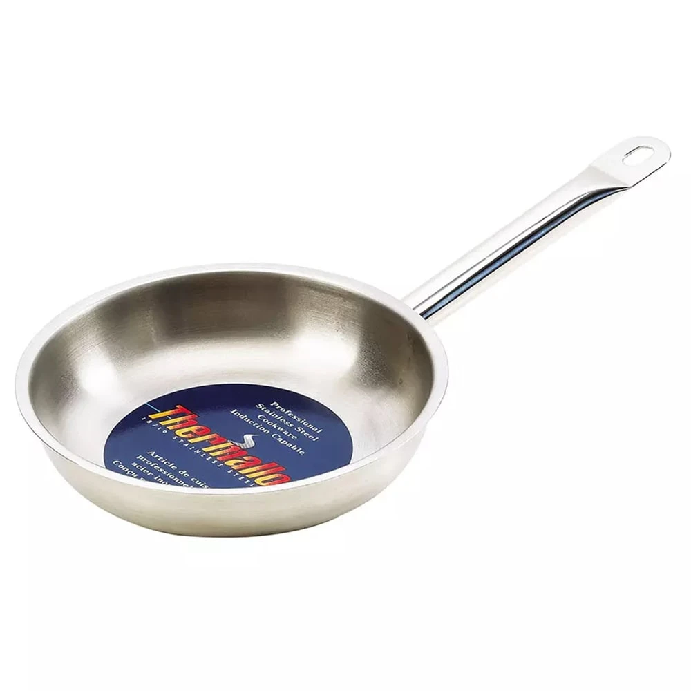 Browne Foodservice 573771 Thermalloy S/S 9.5" Dia X 2" Fry Pan 1 Browne Foodservice 573771 Thermalloy S/S 9.5" Dia X 2" Fry Pan