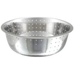 Winco CCOD-15L S/S 15" Chinese Colander With 5mm Holes
