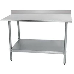 Advance Tabco TTK-305-X S/S 60" X 30" Work Table W/ 5" Backsplash