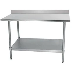 Advance Tabco TTK-306-X S/S 72" X 30" Work Table W/ 5" Backsplash