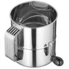 Winco RFS-8 Stainless Steel 8-Cup Rotary Flour Sifter