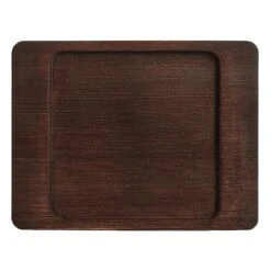 World Tableware CIS-16TR Wood 7.9" X 6.13" Trivet W/ Sq Well - 12 / CS
