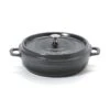 G.E.T. CA-005-GR/BK Heiss Gray/Black 3 Quart Braiser Pan With Lid