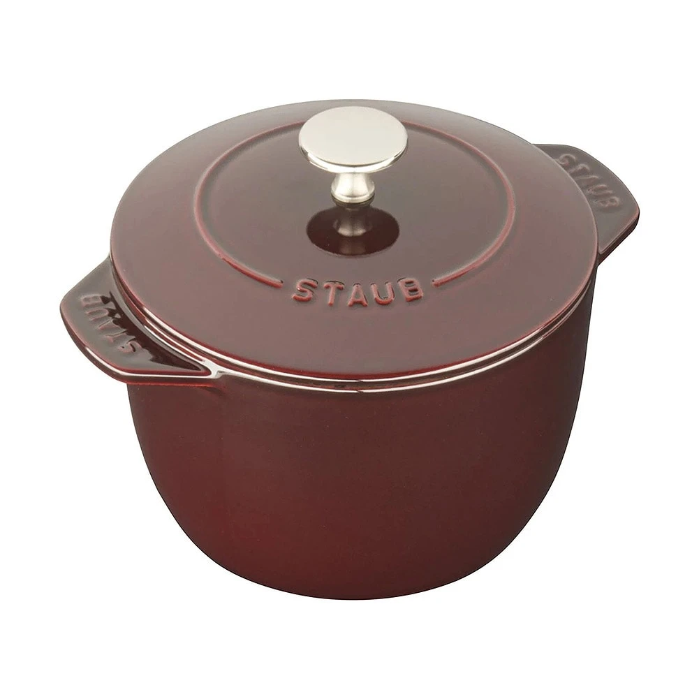 Staub 11721687 Grenadine Enamel Cast Iron 1.5 Quart French Oven 1 Staub 11721687 Grenadine Enamel Cast Iron 1.5 Quart French Oven