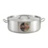 Winco SSLB-15 S/S 15 Quart Brazier With Cover