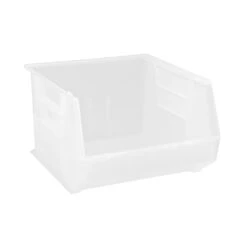 Quantum Storage QUS270CL Clear 18" X 16-1/2" X 11" Stack Bin - 3 / CS