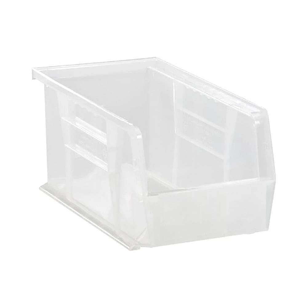Quantum Storage QUS230CL Clear 10-7/8 X 5-1/2 X 5" Stack Bin - 12 / CS 1 Quantum Storage QUS230CL Clear 10-7/8 X 5-1/2 X 5" Stack Bin - 12 / CS