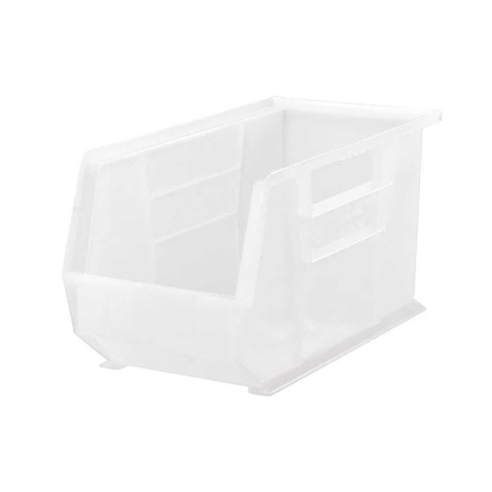 Quantum Storage Systems QUS265CL Clear 18" X 8-1/4" X 9" Stack Bin 1 Quantum Storage Systems QUS265CL Clear 18" X 8-1/4" X 9" Stack Bin