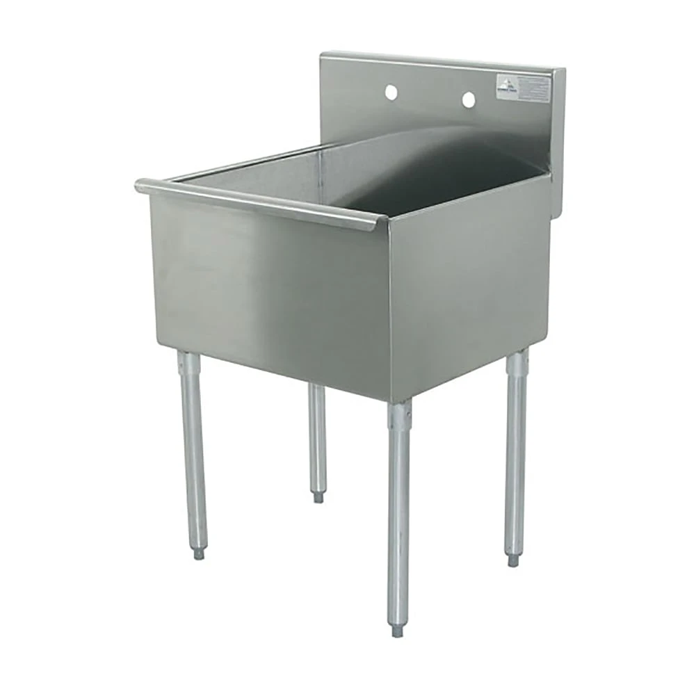 Advance Tabco 4-1-24-X 16 Gauge 24" X 21" X 14" 1-Comp. Scullery Sink 1 Advance Tabco 4-1-24-X 16 Gauge 24" X 21" X 14" 1-Comp. Scullery Sink