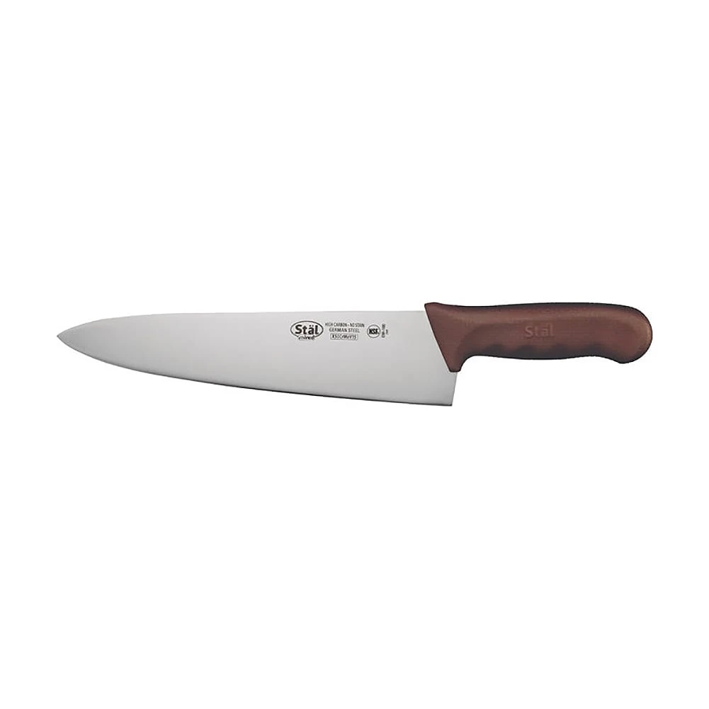 Winco KWP-100N Stal Brown 10" Chef's Knife 1 Winco KWP-100N Stal Brown 10" Chef's Knife