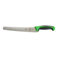 Mercer Culinary M23210GR Millennia Green Wavy Edge 10" Bread Knife