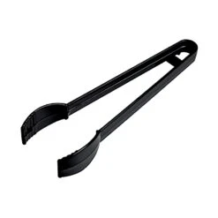 Fineline Setting T9707.BK Black 7" Serving Tong - 144 / CS