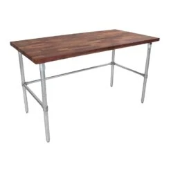 John Boos WAL-JNB02-O-X 1.5" Walnut Top 48 X 25" Work Table