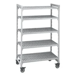 Cambro CPMU214875V5480 5 Tier 48 X 21 X 75 Mobile Shelving Unit