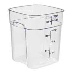 Cambro 18SFSPROCW135 FreshPro Clear 18 Quart Storage Container