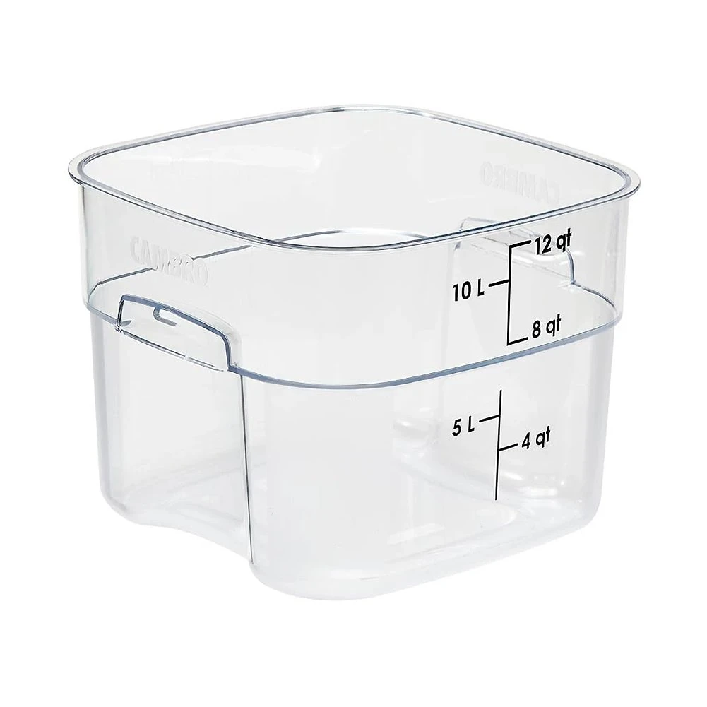 Cambro 12SFSPROCW135 FreshPro Clear 12 Quart Storage Container 1 Cambro 12SFSPROCW135 FreshPro Clear 12 Quart Storage Container