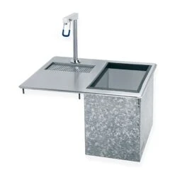 Advance Tabco D-24-WSIBL S/S 12 X 18" Drop-In Ice & Water Unit