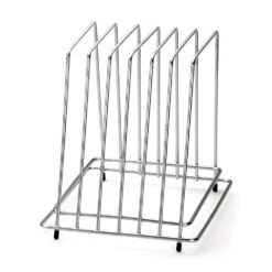 TableCraft CBR6 S/S 6-Slot Cutting Board Rack