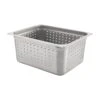 Browne Foodservice 21216 Perforated S/S 1/2 Size X 6"D Food Pan