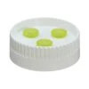 FIFO GBC3-220-6 Yellow 3-Hole Medium Bottle Cap For Sauce Gun - 6 / PK