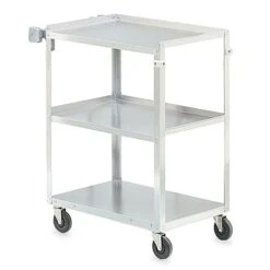 Vollrath® 97121 S/S Medium Duty 3-Shelf Utility Cart