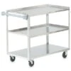 Vollrath® 97140 Extra Heavy Duty S/S 3-Shelf Utility Cart