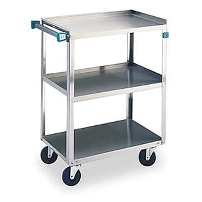 Lakeside® 422 S/S 500 Lb Capacity 3-Shelf Cart With Swivel Casters 1 Lakeside® 422 S/S 500 Lb Capacity 3-Shelf Cart With Swivel Casters