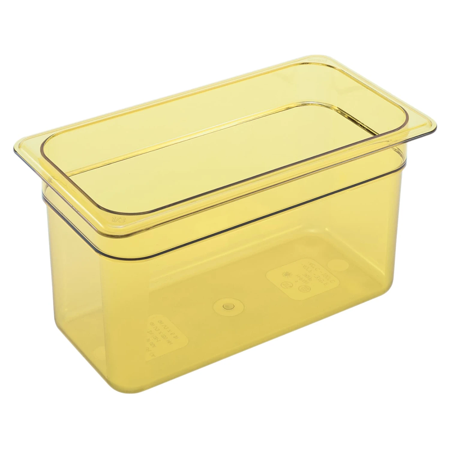 Cambro® 36HP150 Amber High Heat 1/3 Size X 6" D Food Pan 1 Cambro® 36HP150 Amber High Heat 1/3 Size X 6" D Food Pan