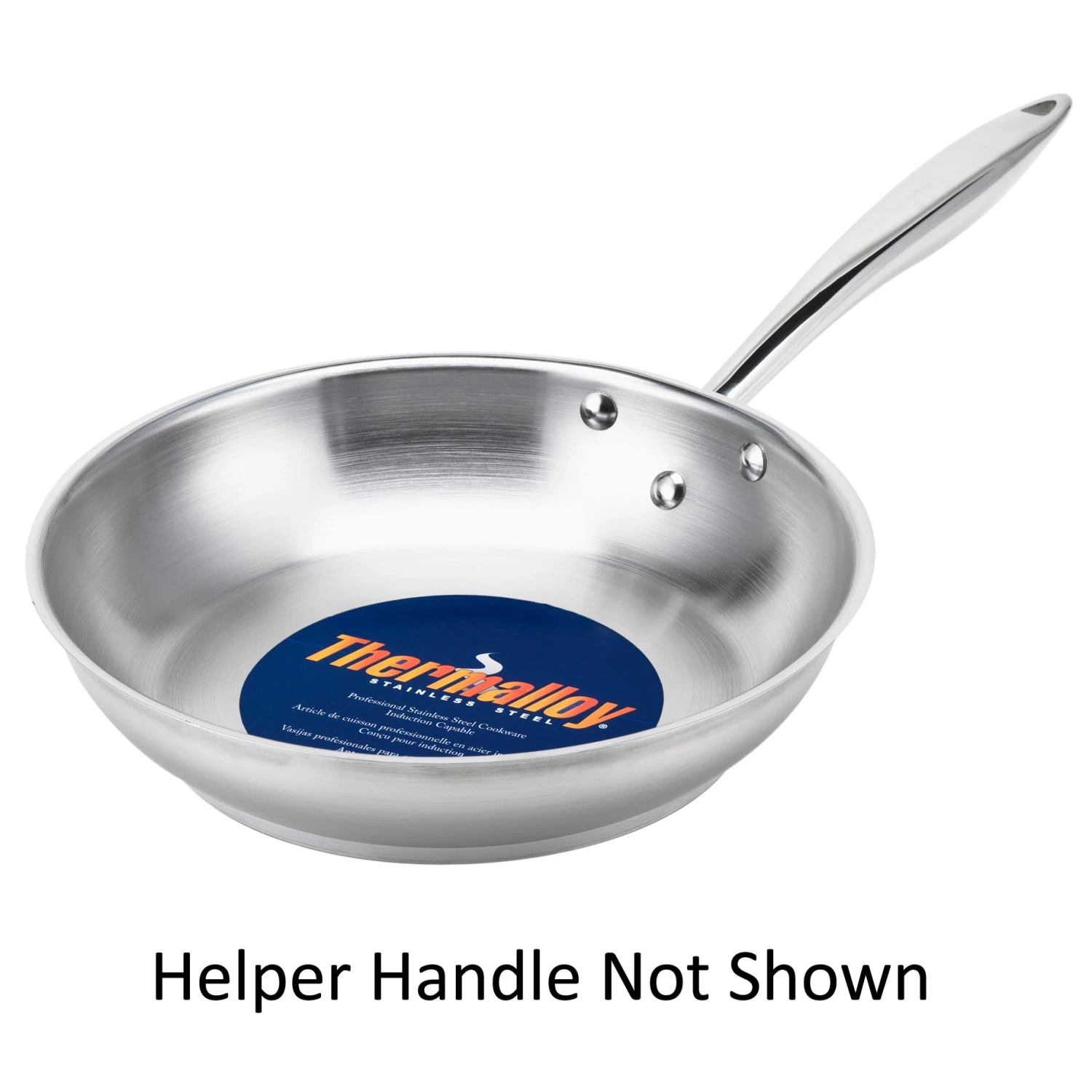 Browne Foodservice 5724054 Thermalloy® S/S 14" Frying Pan 1 Browne Foodservice 5724054 Thermalloy® S/S 14" Frying Pan