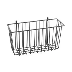 Metro H209B 13 X 5 X 7" Black Basket For Super Erecta Shelving