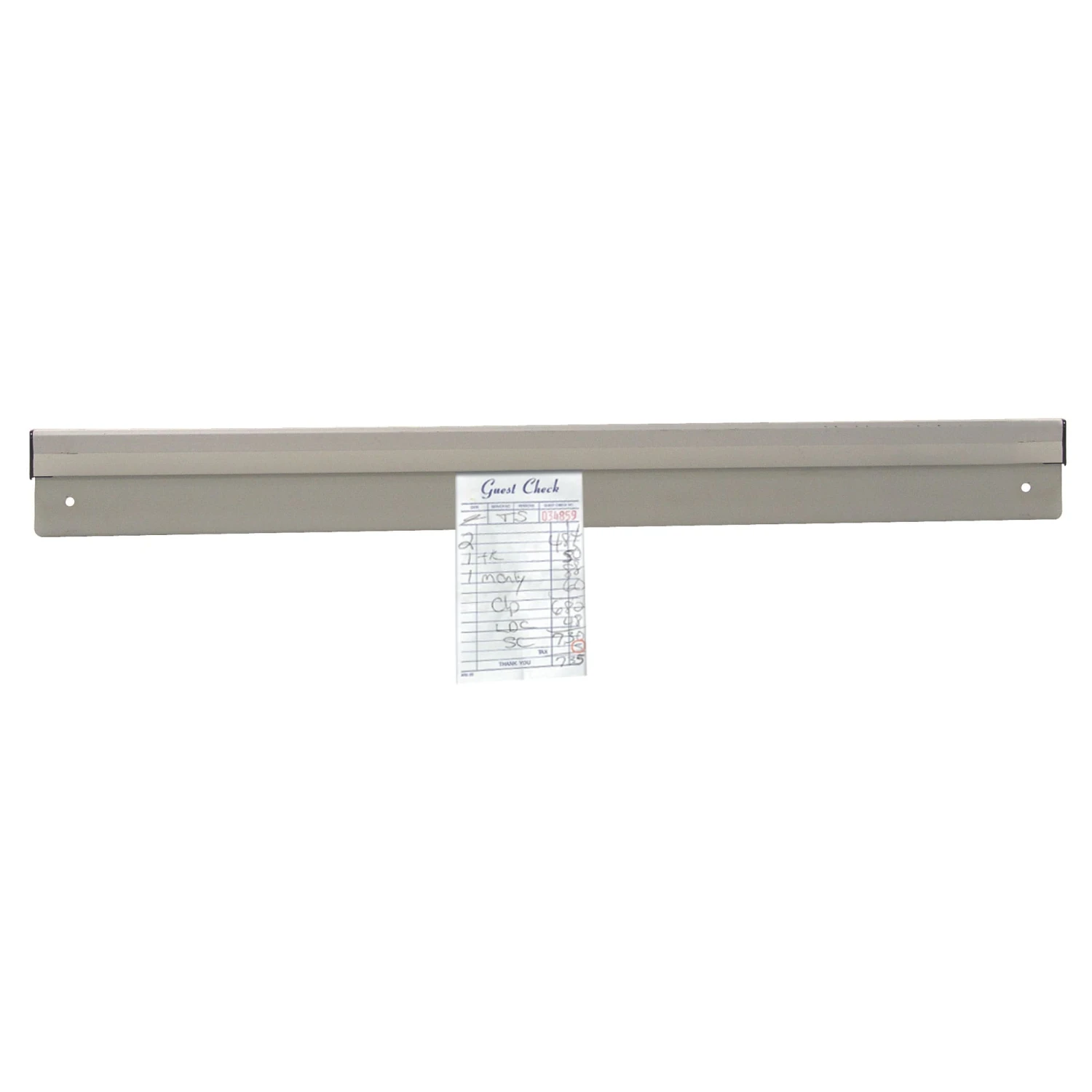 Advance Tabco CM-24 Aluminum 24" Wall Mount Check Minder 1 Advance Tabco CM-24 Aluminum 24" Wall Mount Check Minder