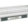 Metro 9990P4 43" Gray Label Holders For Super Erecta Shelves