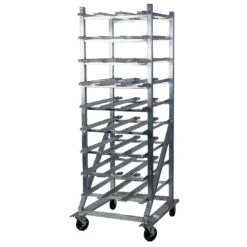 Win-Holt CR-162M Aluminum Mobile Can Dispensing Rack F/ #10 Cans